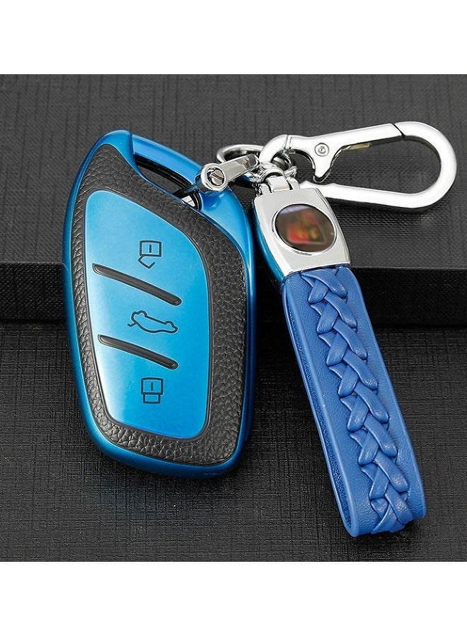 مناسبة لكراجات موريس MG RX5 RX8 Roewe MG ZS EV MG6 EZS HS EHS i6 i5 RX3 حافظة حماية المفاتيح الراقية حافظة مفاتيح السيارة - Image 2