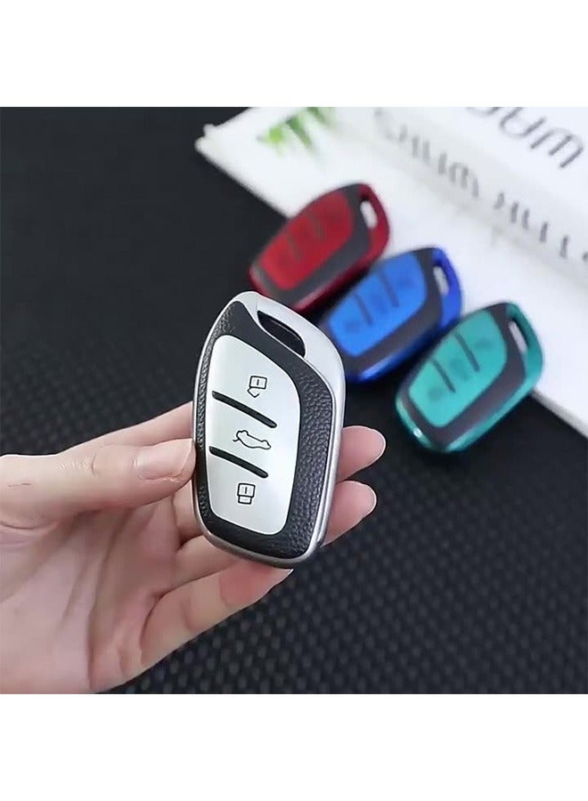 مناسبة لكراجات موريس MG RX5 RX8 Roewe MG ZS EV MG6 EZS HS EHS i6 i5 RX3 حافظة حماية المفاتيح الراقية حافظة مفاتيح السيارة - Image 3