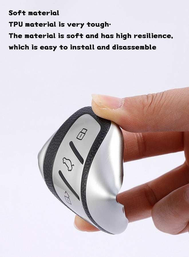 Suitable For Morris Garages MG RX5 RX8 Roewe MG ZS EV MG6 EZS HS EHS i6 i5 RX3 key Protection Case High-end Car Key Case - Image 5