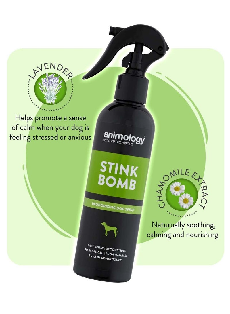 Animology Stink Bomb Deodorising Dog Spray 250ml - Image 3