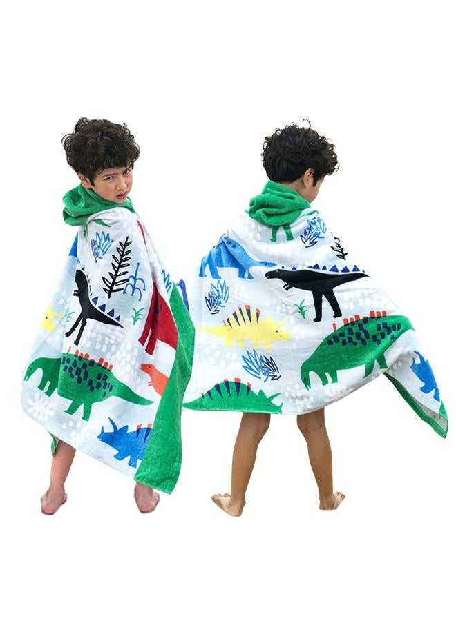 Bavilk Kids Bath Towels, Kids Towel Girls Boys Hooded Beach,Bathroom,Pool Swim Towels 30 × 50 INCH Large Size Ultra Absorbent Cute Cartoon Animal Full Vitality 100% Cotton Wearable Wrap for Child - Image 1