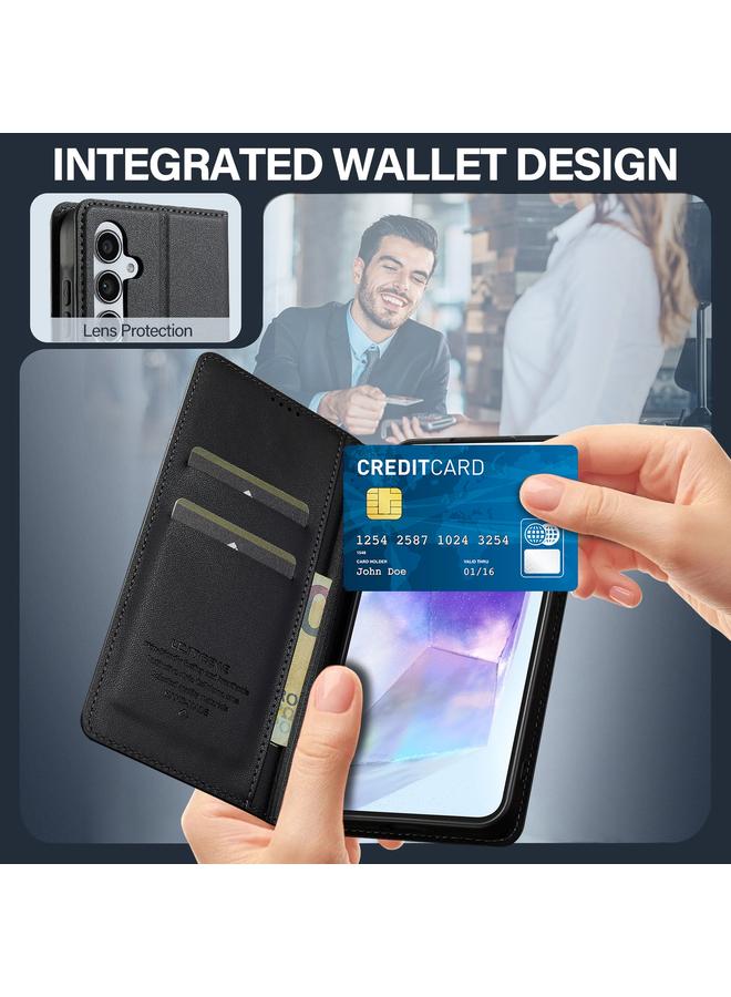 LC.IMEEKE Case For Samsung Galaxy A16 5G L1 Series Frosted Fine Texture PU Phone Case - Image 4