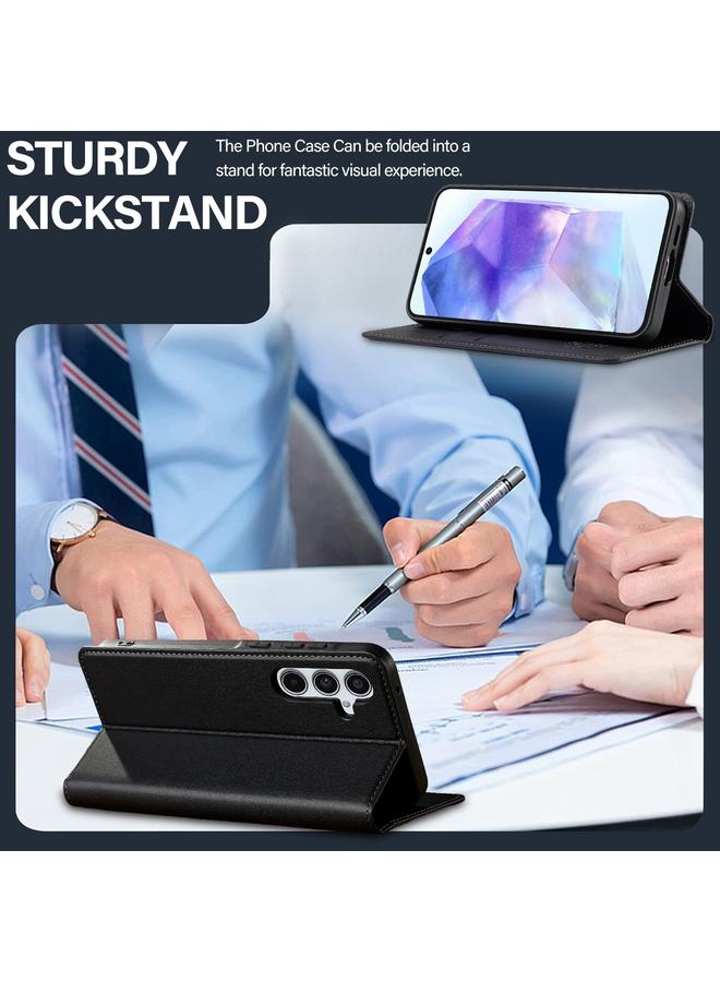 LC.IMEEKE Case For Samsung Galaxy A16 5G L1 Series Frosted Fine Texture PU Phone Case - Image 5