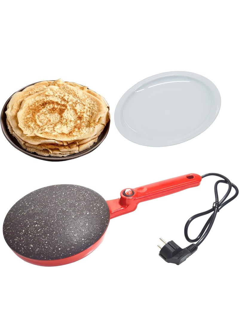 Electric Handheld Crepe Maker 650W - Non-Stick Coating, 20cm Diameter, Low-Fat Baking, Automatic Temperature Control - Image 1
