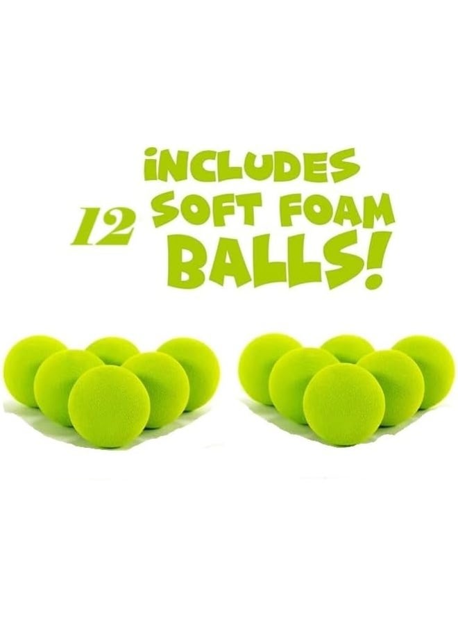 Popper Ball Refills Soft Foam Replacement Balls for Popper Toys Mesh Carry Pouch Included (Pack of 12 - Color May Vary)  - Image 3