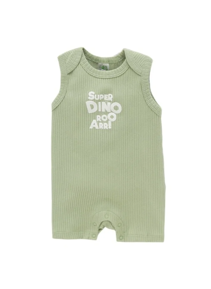 بمبىمىشى Bambimici Dinosaur Printed Bodysuit 2-Piece
