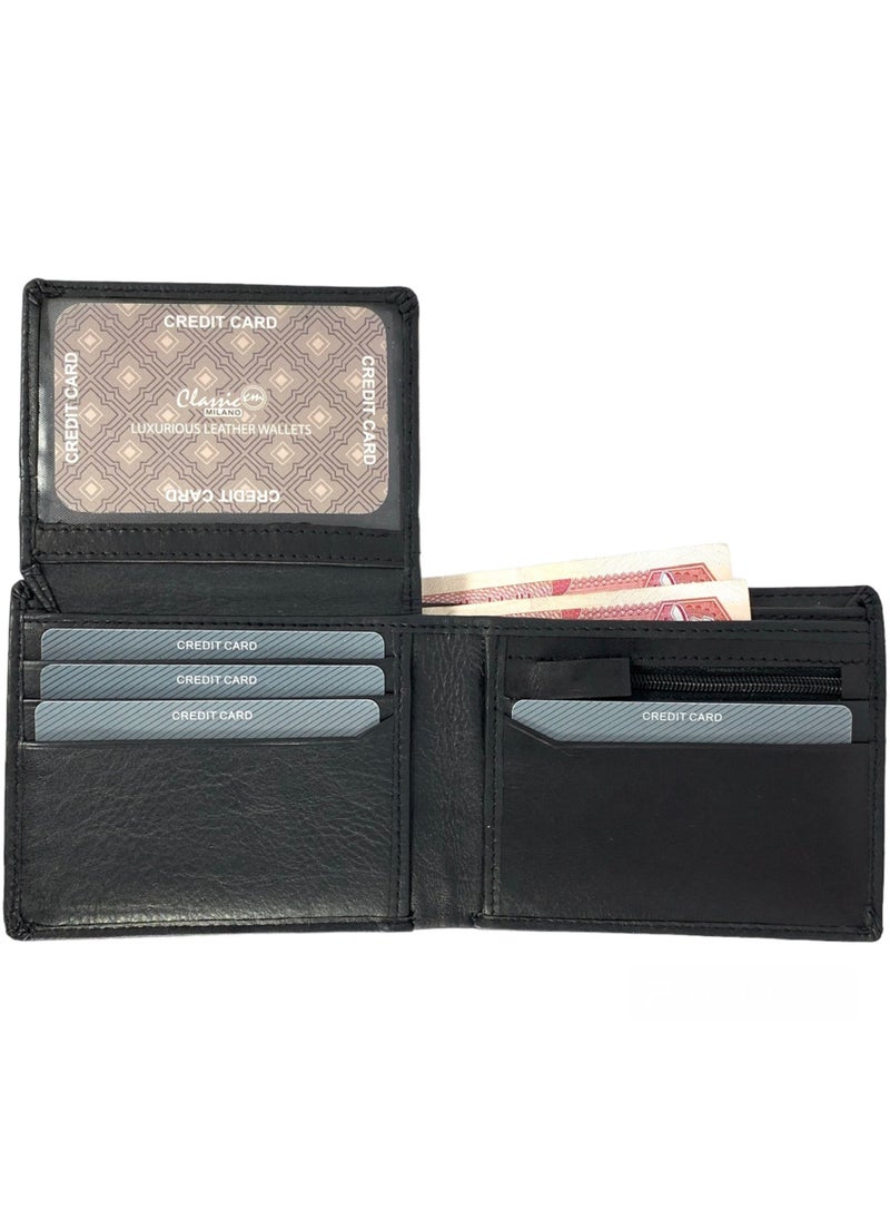 Classic Milano - CLASSIC MILANO® Genuine Leather Hand-Crafted Wallet For Men, Bifold Leather Men's Wallet by Milano Leather - Image 1
