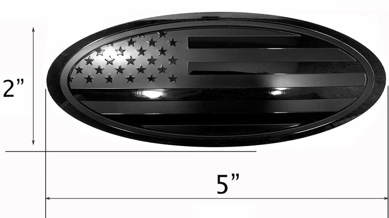 eVerHITCH 5 inch Overlay Tailgate Metal Emblem Compatible with Ford Bronco Sport (Black, 5") - Image 2