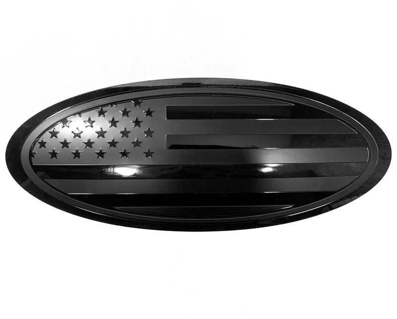 eVerHITCH 5 inch Overlay Tailgate Metal Emblem Compatible with Ford Bronco Sport (Black, 5") - Image 1