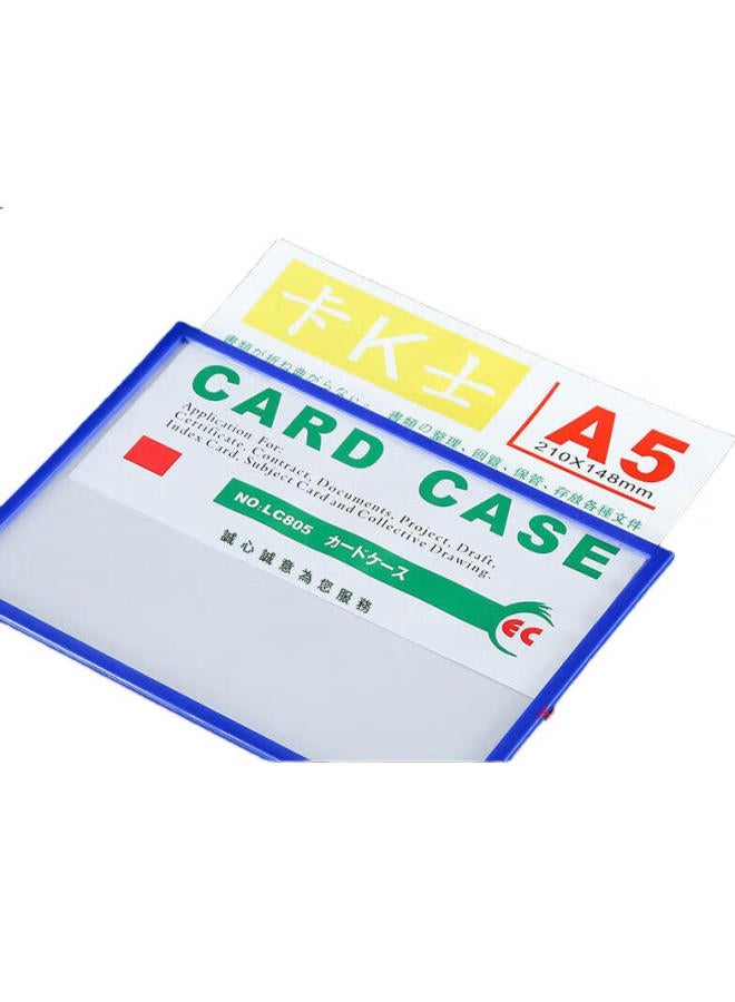 elifo Yili Feng A4 Card Kashi Display Sticker, Magnetic Hard Plastic Case, Warehouse Identification Card, Signage, Magnetic File Holder, Magnetic Inspection Checklist Card Holder, Hard Magnetic Wall Indicator, Card Slot Magnetic Sticker - Image 3