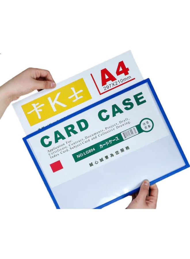 elifo Yili Feng A4 Card Kashi Display Sticker, Magnetic Hard Plastic Case, Warehouse Identification Card, Signage, Magnetic File Holder, Magnetic Inspection Checklist Card Holder, Hard Magnetic Wall Indicator, Card Slot Magnetic Sticker - Image 1