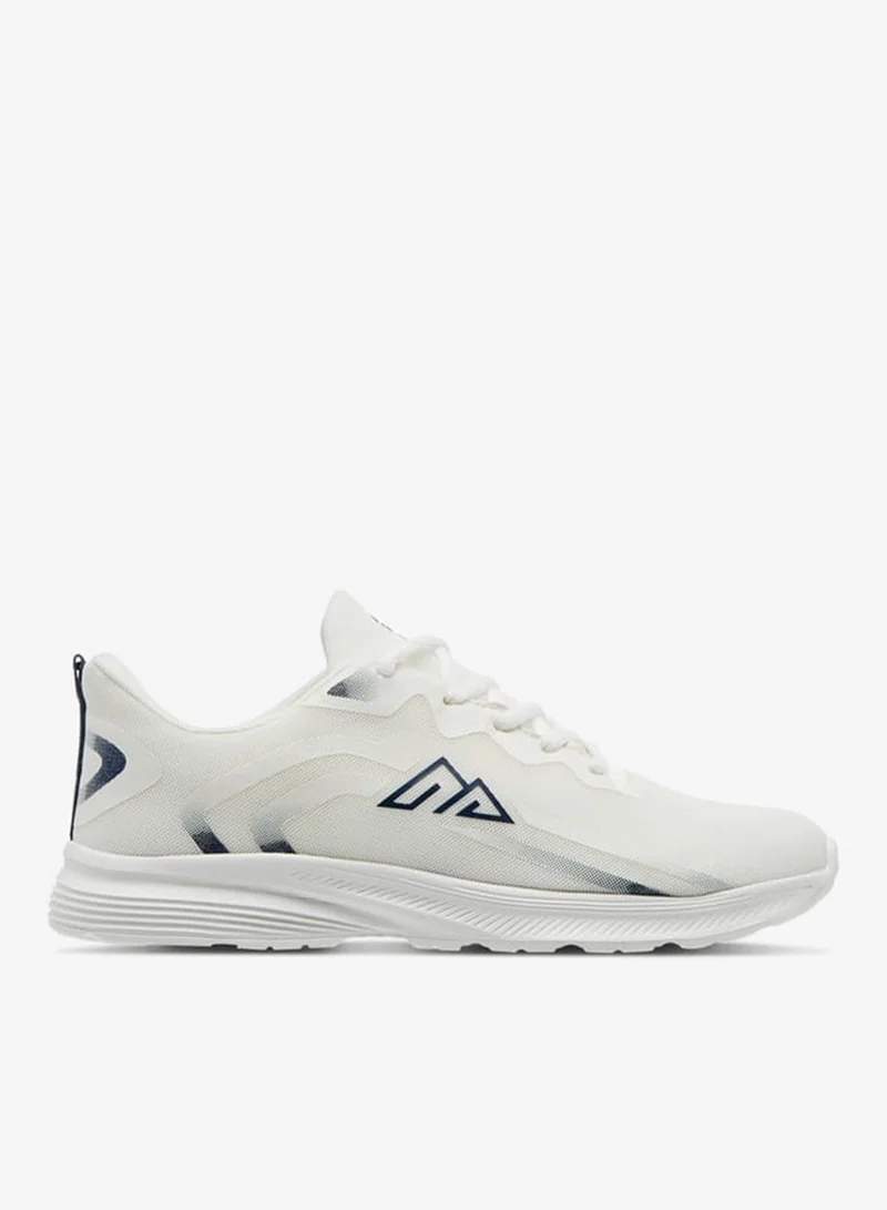 شو اكسبرس Men Logo Print Sports Shoes with Lace-up Closure