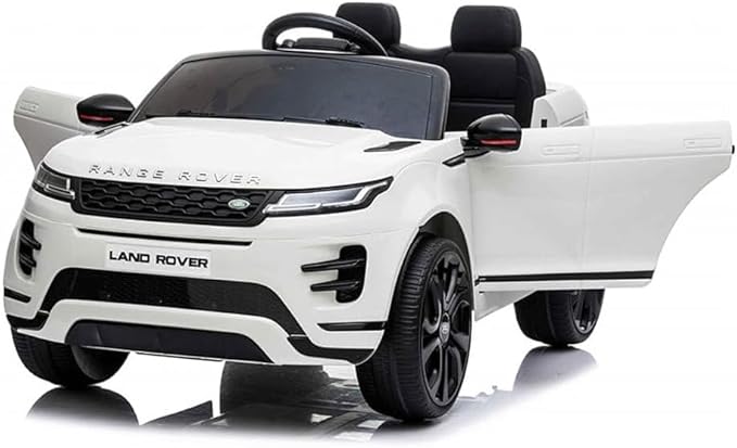 Range Rover Range-Rover 12V Electric Ride-On Car for Kids | Ages 3–8 | Parental Remote Control | MP3 & USB Music Player – Luxury Ride with Rechargeable Battery White - Image 3