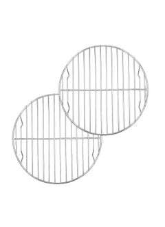 E-far E-far 9 Inch Round Canning Steaming Racks, Stainless Steel Round Baking Cooling Rack Set of 2, Multi-Purpose for Air Fryer Pressure Cooker, Dishwasher Safe  - Image 1