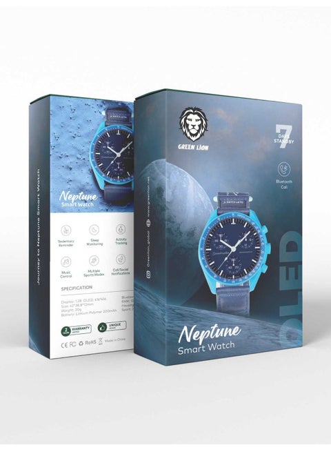 Journey to Neptune Smart Watch - Blue