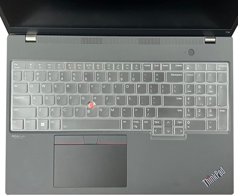 eWINNER Keyboard Cover Compatible with 2023 Lenovo ThinkPad E16 L16 T16 P16 P16v P16s 16 inch Thinkpad L15 Gen 4/3 15.6-inch ThinkPad E16 L16 T16 P16 P16v P16s Gen 2/Gen 1 - Image 1