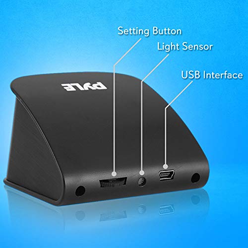 Pyle Universal Vehicle Smart HUD Display - 2.6" Digital Mini Car Dashboard Heads Up Windshield Speedometer Projector System w/ GPS Navigation Compass, Displays Speed, Distance, Time and More - PHUD19 - Image 2