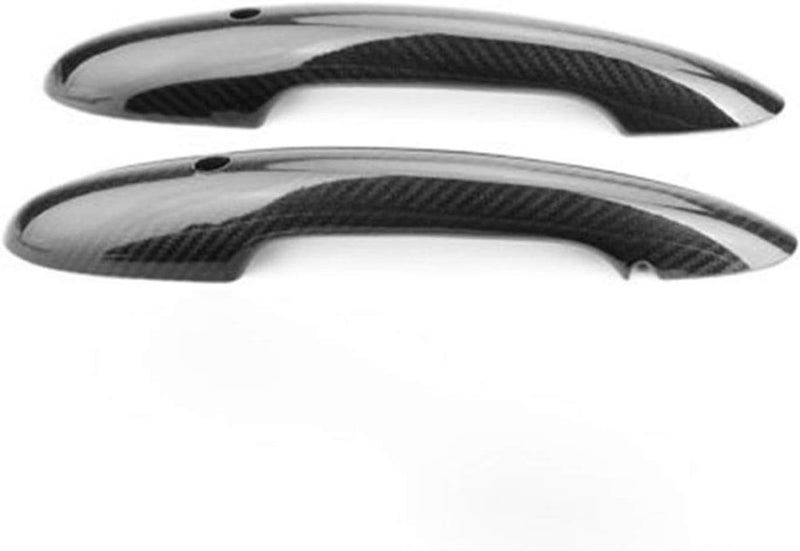 QASULER Carbon Fiber Door Handle Covers for MINI - Image 1