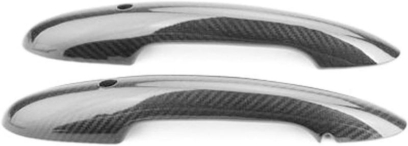 QASULER Carbon Fiber Door Handle Covers for MINI - Image 3