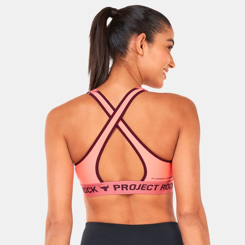 UNDER ARMOUR Women's Project Rock Crossback Sports Bra