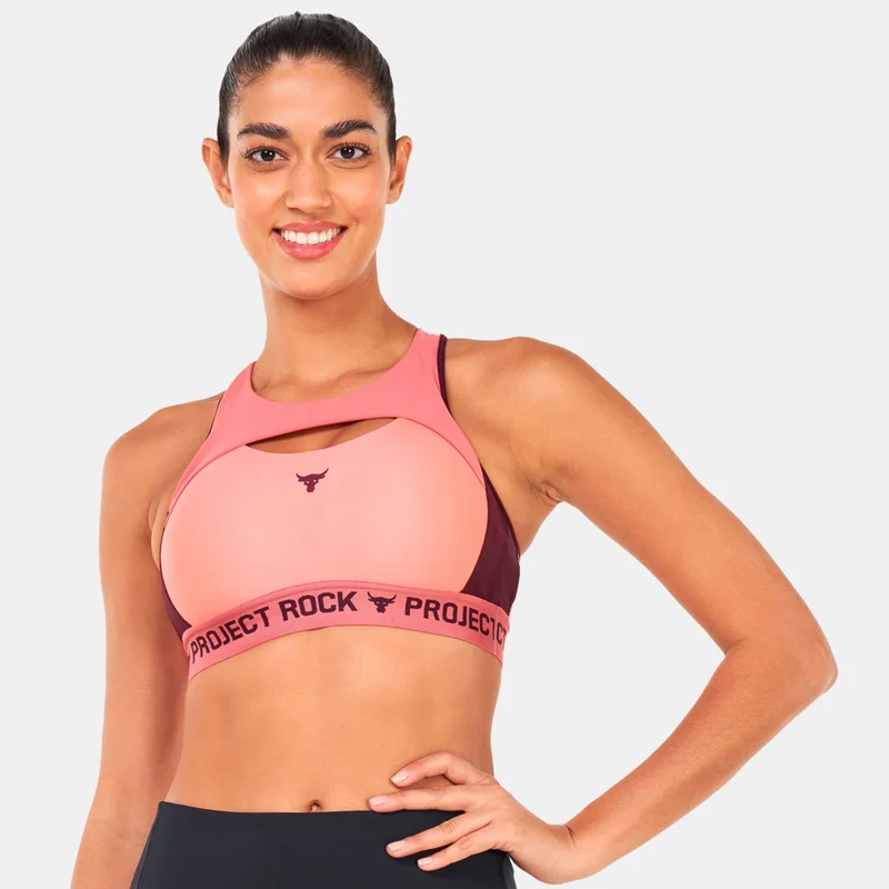 UNDER ARMOUR Women's Project Rock Crossback Sports Bra