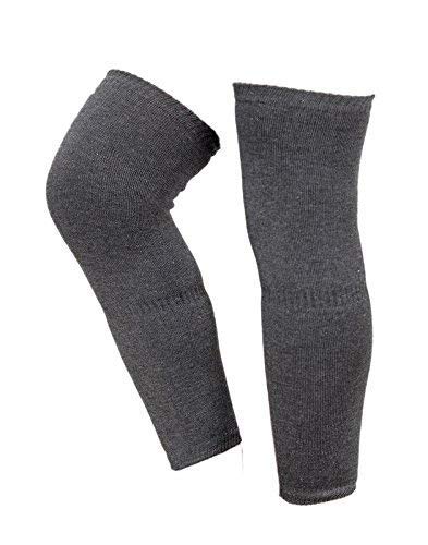 Krystle Men's Wool Warm Winter Protection Knee Cap (Grey, Free Size) - Image 1