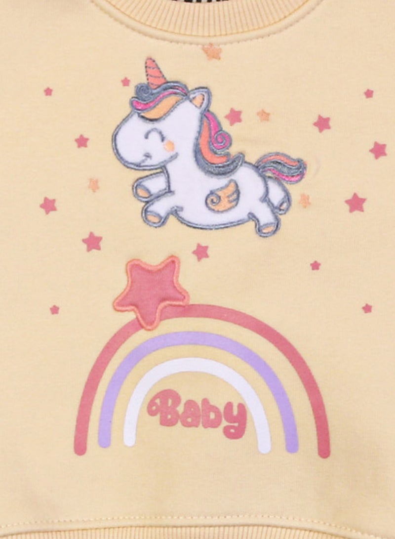 زيركون بيجامة شتوي لحديثي الولادة - 1305 - Image 2