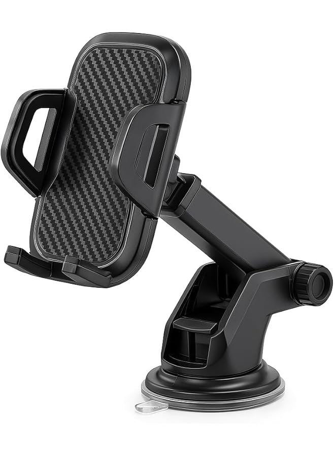 Car Mobile Holder, 270 Degree Rotation, Adjustable, Suction Cup, Universal, For Dashboard Windshield - Image 1