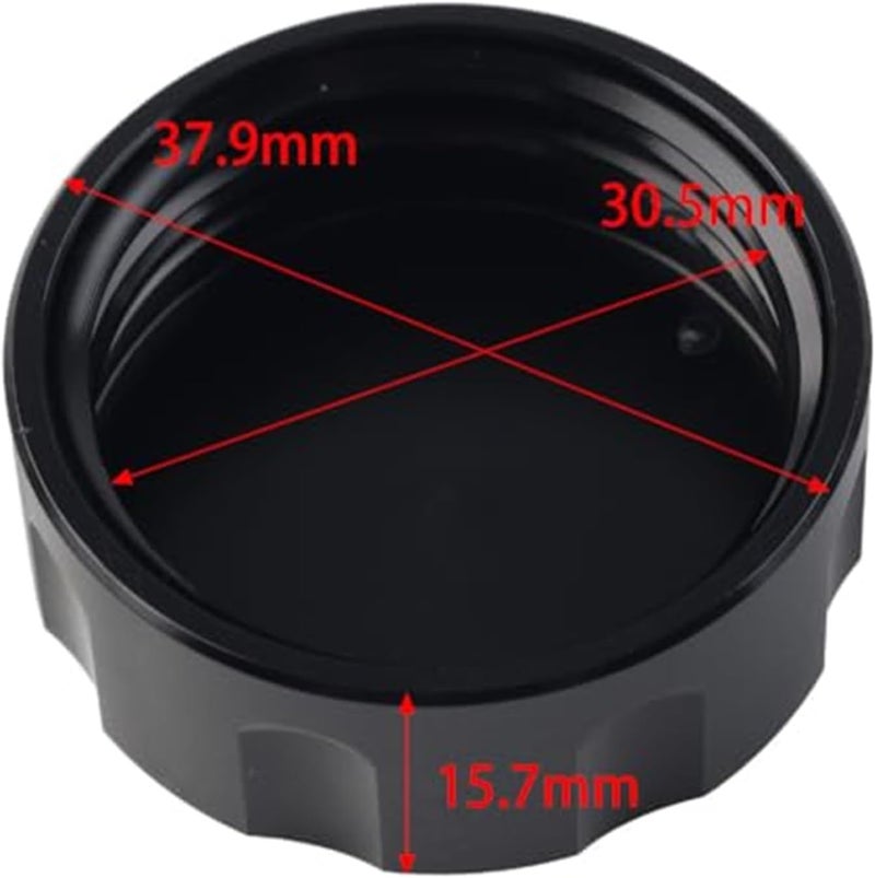 QASULER Motorcycle Brake Fluid Reservoir Cover Cap - Image 4
