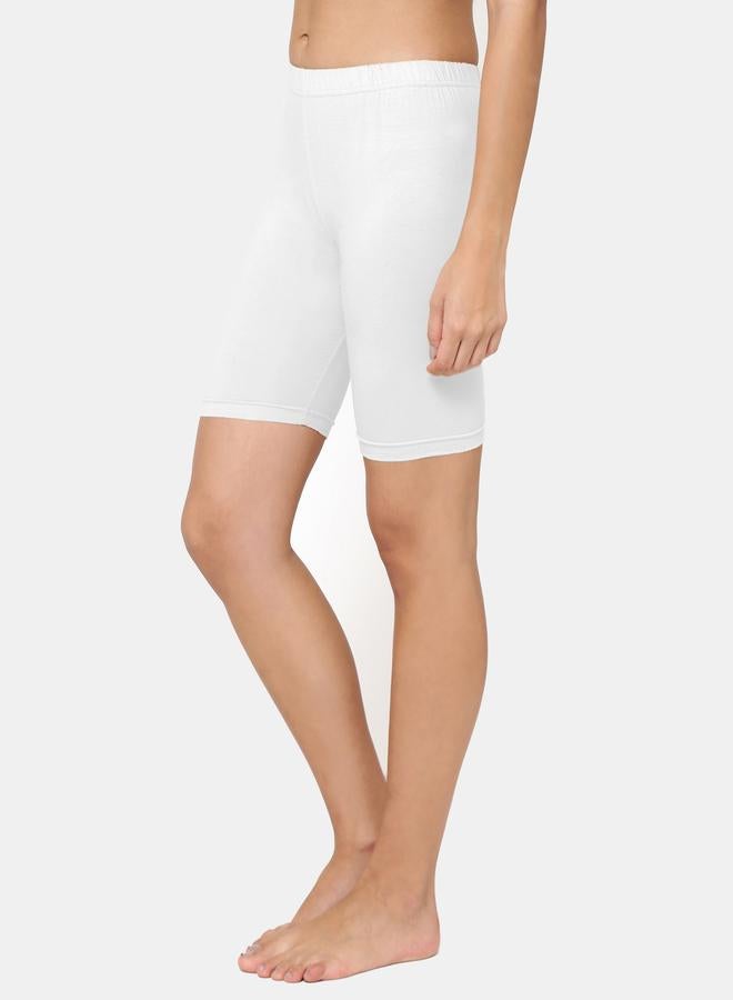 Leading Lady Pack of 2 - Solid Cotton Blend Shorts - Image 2