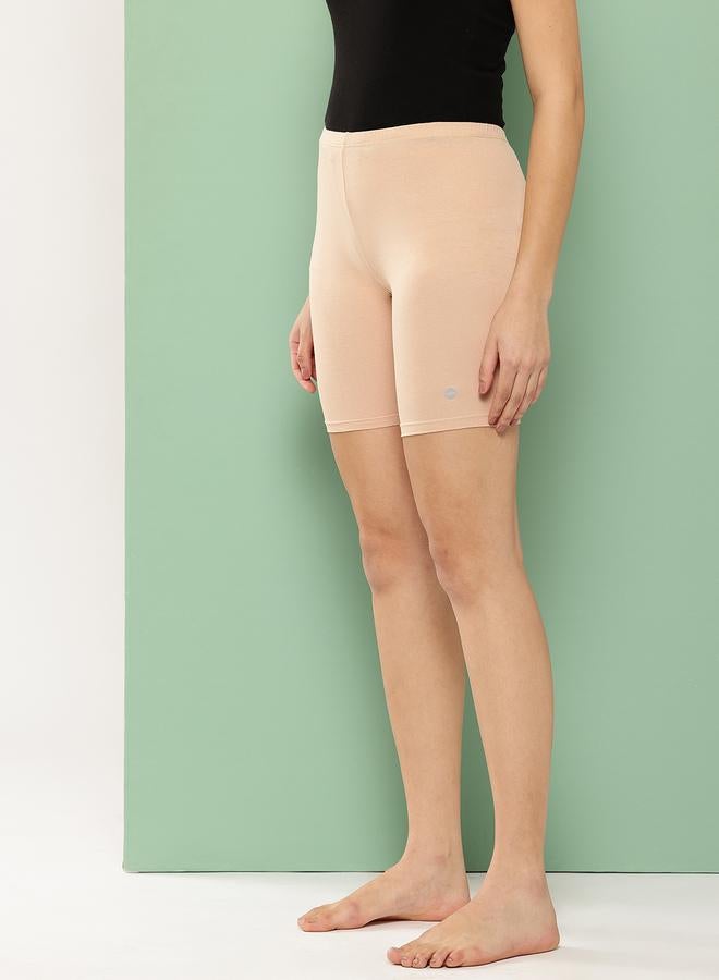 Leading Lady Pack of 2 - Solid Cotton Blend Shorts - Image 4