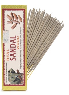 Real Sandal Wood Incense Stick For Mediataion And 100 % Natural Ingredients (Pack of 2, 40 Sticks)