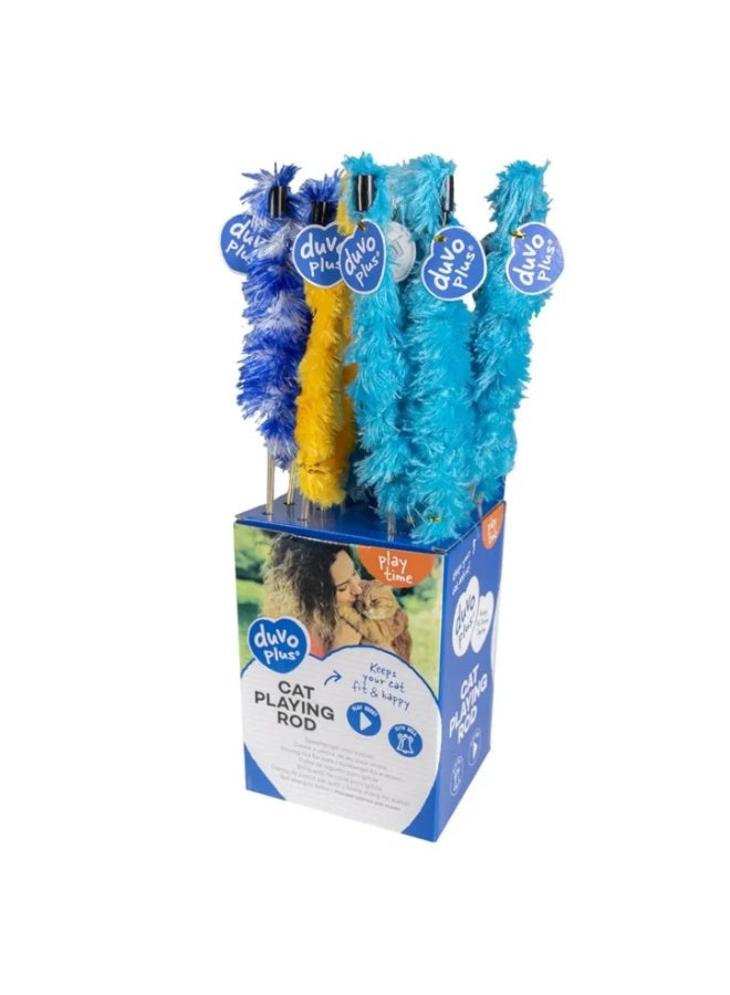 Duvo + Duvo+ Playing Rod Plumeau Mix – 47cm Feather Cat Toy - Image 2