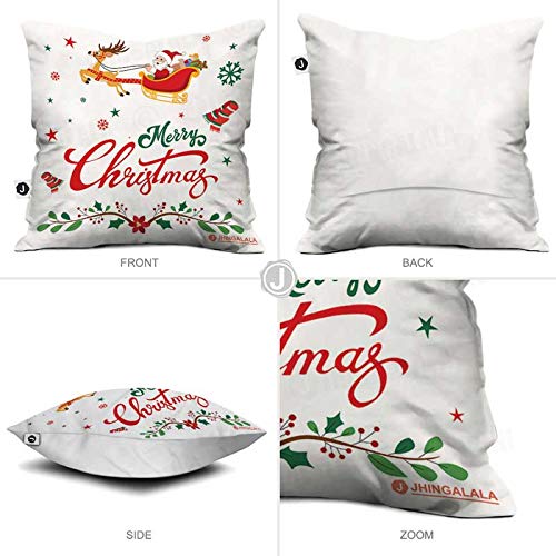 Jhingalala Jhingalala Merry Christmas Printed Cushion Mug Key Chain Greeting Card Combo Gift Pack Christmas Gifts for Women Christmas Gifts for Friends Christmas Gifts for Girls Christmas Gifts for Family - Image 3