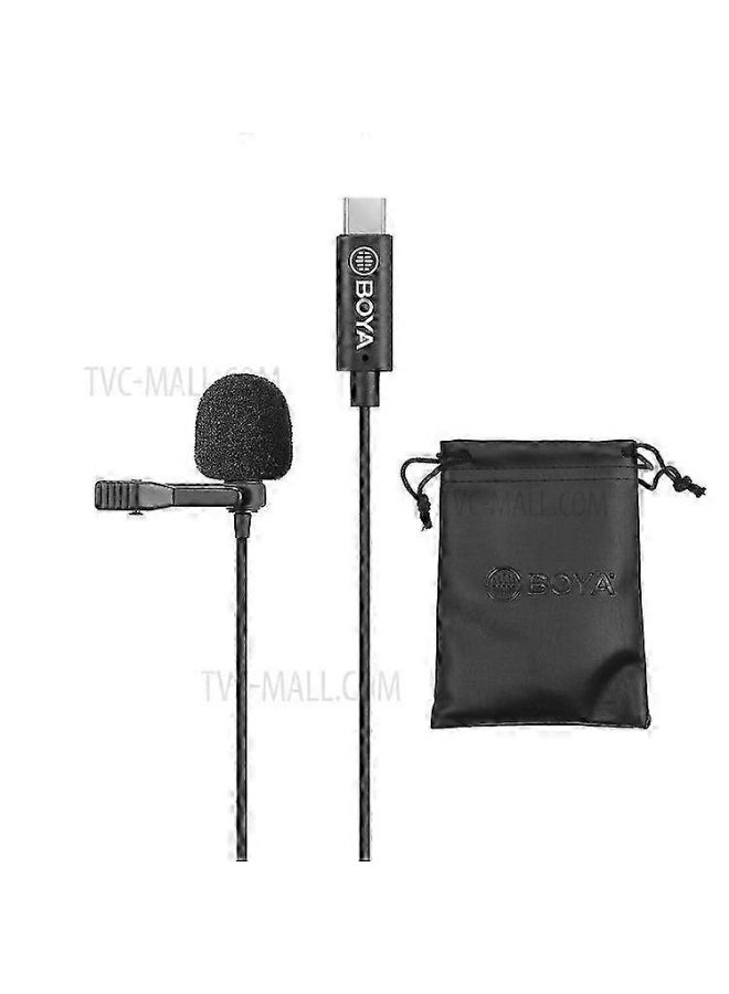 BOYA BY-M3 Omnidirectional Digital Lavalier Microphone with USB Type-C Cable 6 Meters - Image 1