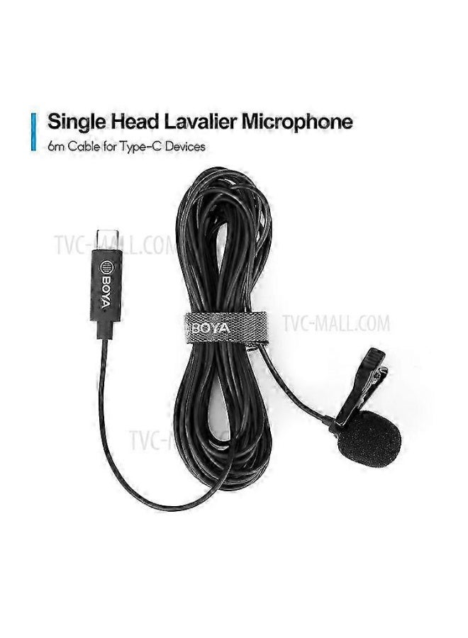 BOYA BY-M3 Omnidirectional Digital Lavalier Microphone with USB Type-C Cable 6 Meters - Image 2