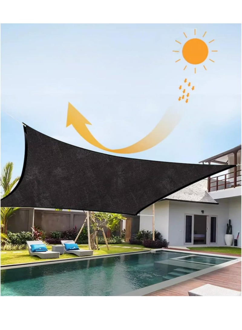 موثوقية التنبؤ مظلة الشمس الظلة ، مظلة الشمس في الهواء الطلق مظلة الشمس ، كتلة الشمس المظلة المظلة المستطيل لحديقة الفناء مرفق في الهواء الطلق في الهواء الطلق (3 * 4M) - Image 1