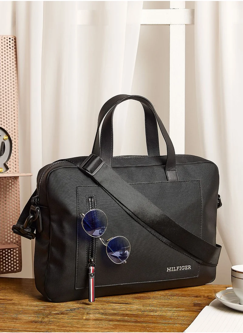 TOMMY HILFIGER TH PIQUE SLIM COMPUTER BAG