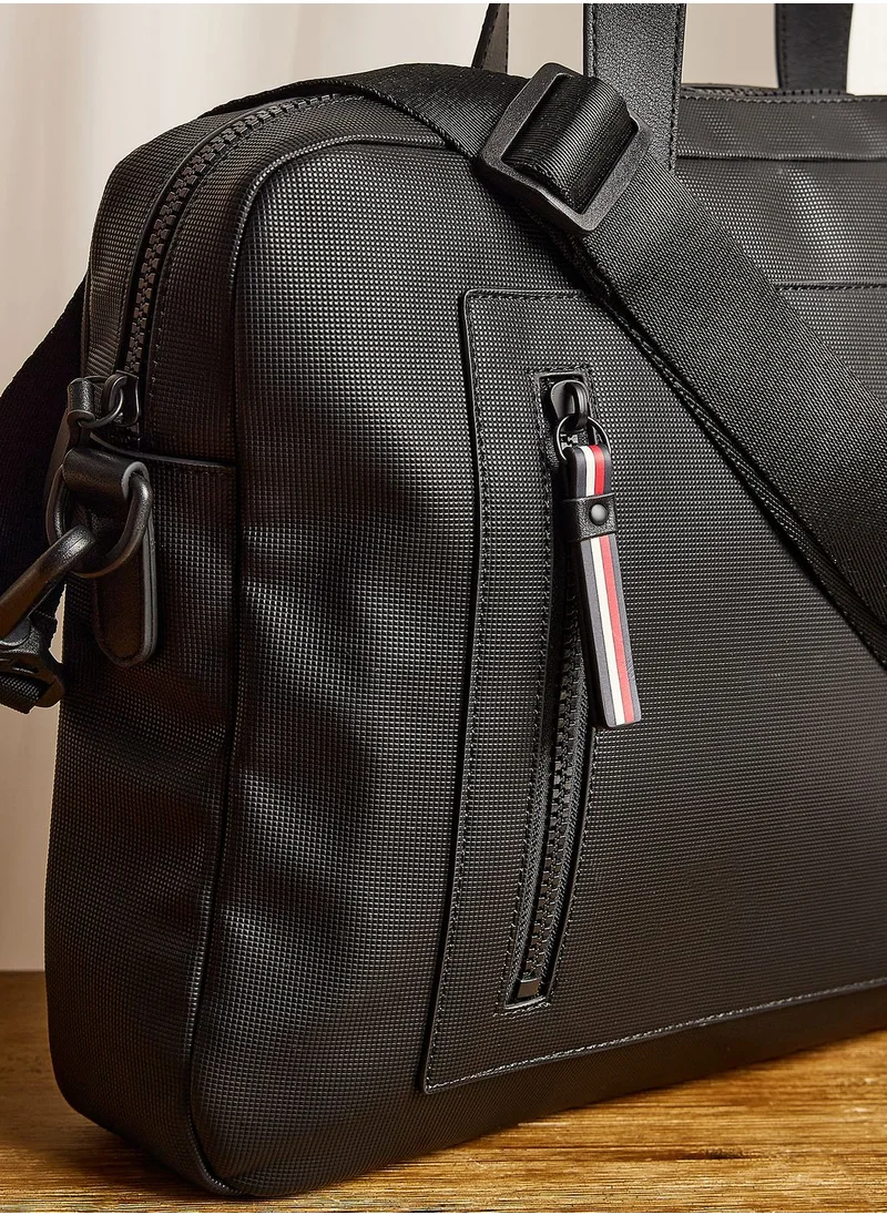 TOMMY HILFIGER TH PIQUE SLIM COMPUTER BAG
