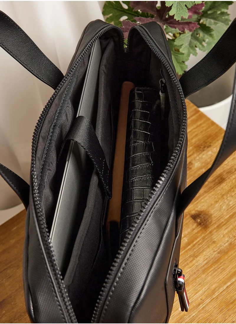 TOMMY HILFIGER TH PIQUE SLIM COMPUTER BAG