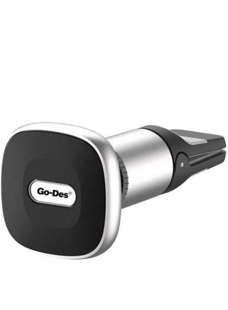 GO-DES Foldable, Portable Mobile Stand, Mobile Holder, Cell phone holder/Cell phone stand, Table stand, Multipurpose, adjustable phone and tablet stand, Set of two Pieces (White & Black) - Image 1