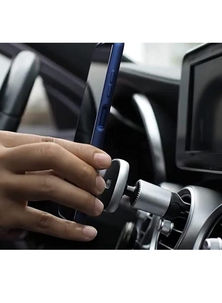 GO-DES Foldable, Portable Mobile Stand, Mobile Holder, Cell phone holder/Cell phone stand, Table stand, Multipurpose, adjustable phone and tablet stand, Set of two Pieces (White & Black) - Image 3