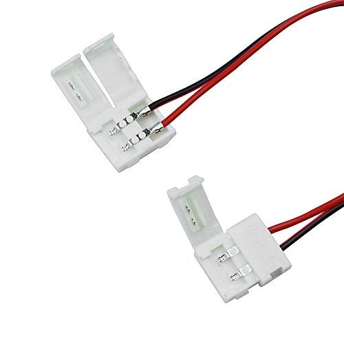 CentIoT - 5Pcs - 10mm 2pin led connector for single color led strip 5050 two connectors adapter easy connect no need soldering - Image 5