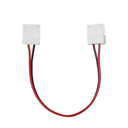 CentIoT - 5Pcs - 10mm 2pin led connector for single color led strip 5050 two connectors adapter easy connect no need soldering - Image 3