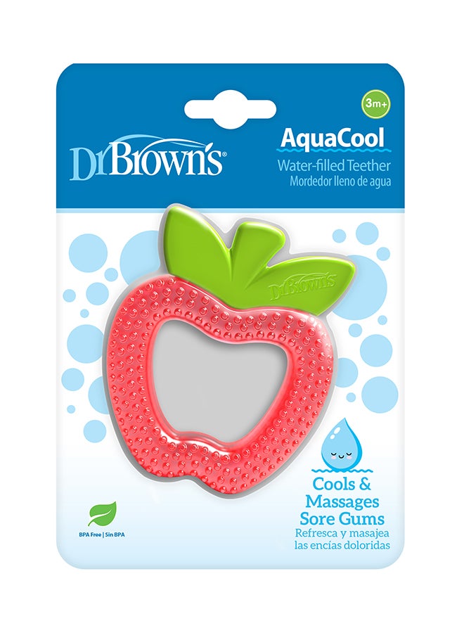 Dr. Brown’s Baby AquaCool Water-Filled Teether, Apple, 1 Piece, 3 Months + - Image 2