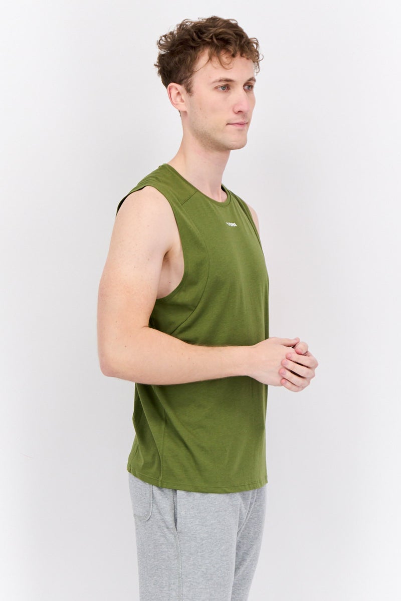 PUMA Men Sportswear Fit Sleeveless Training Vest, Green  - Image 2