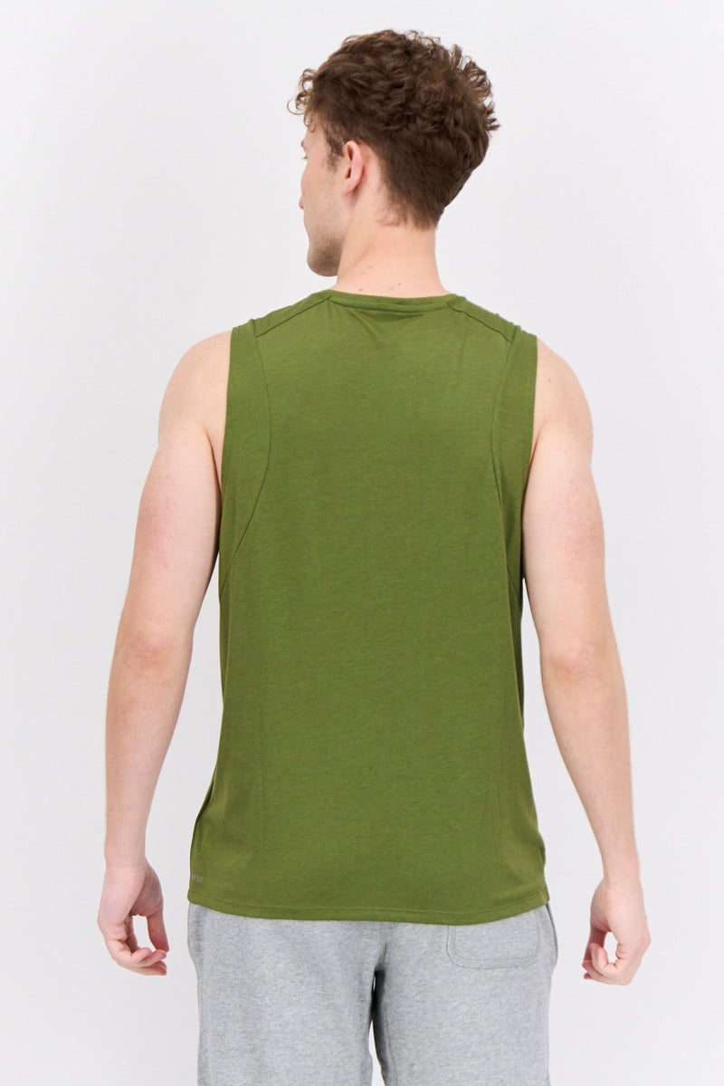 PUMA Men Sportswear Fit Sleeveless Training Vest, Green  - Image 3