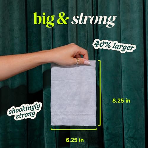 goodwipes Flushable Wipes - Cedar Wet Wipes for Adults, Sewer & Septic Safe, Guest Bathroom Essentials for Women & Men, pH Balanced & Extra Large, 153 Count (3 Packs and 3 Singles) - Image 3