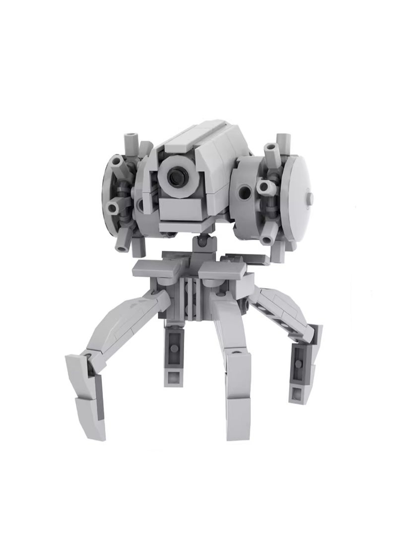 Children's Creative DIY Educational Toys Handmade Building Blocks Small Particle Toys (Turret Robot) - Image 1