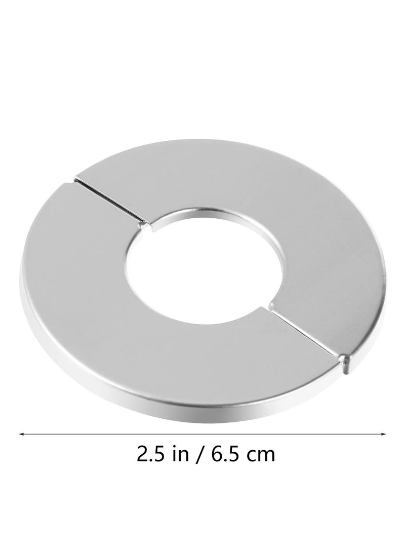 5pcs Stainless Steel Pipeline Wall Hole Covers, Water Pipe Covering Accessories Pipe Wall Covers, Water Pipe Wall Cover